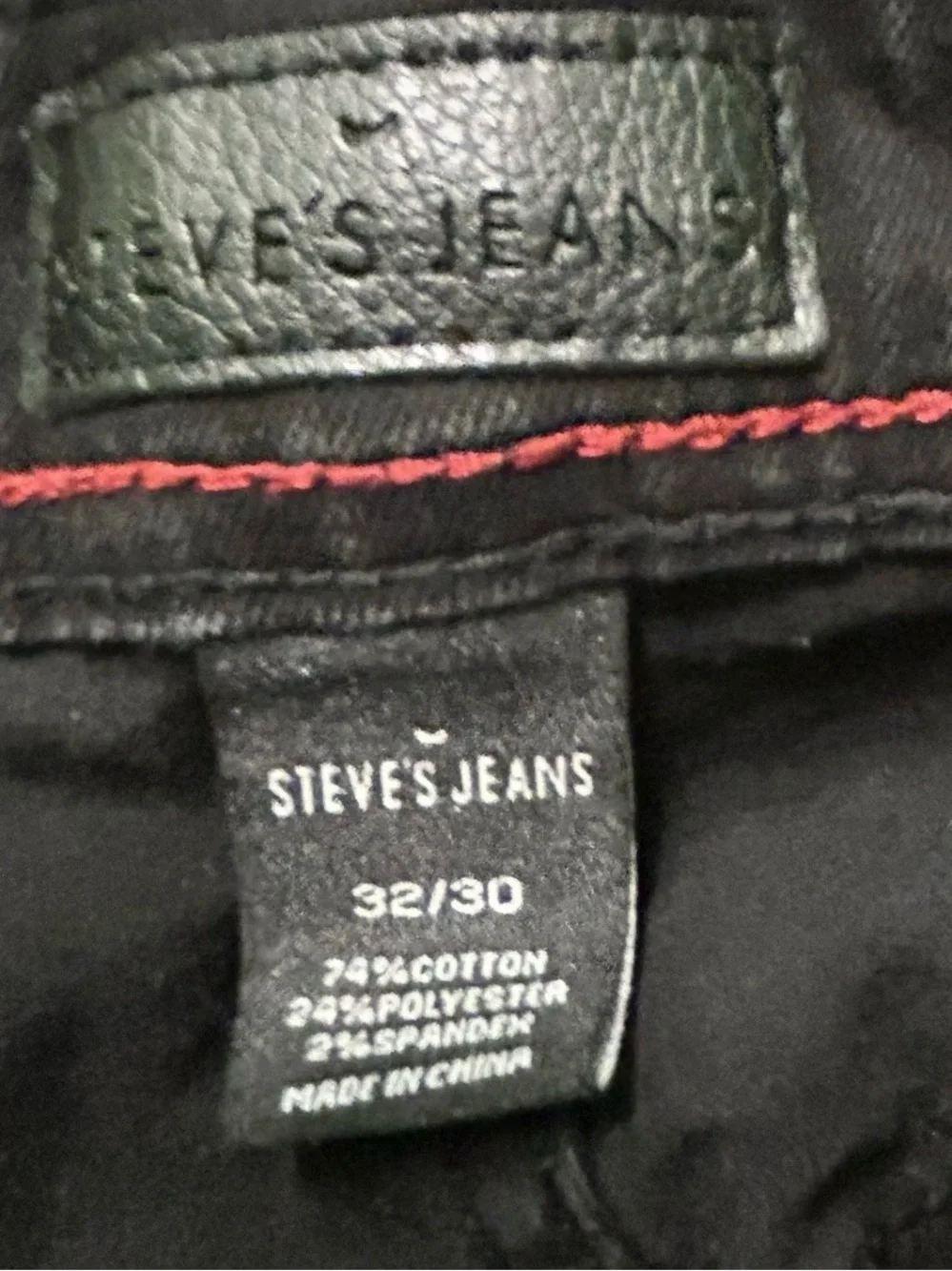 Men’s Steve’s Jeans black Skinny Jeans Size 32x30